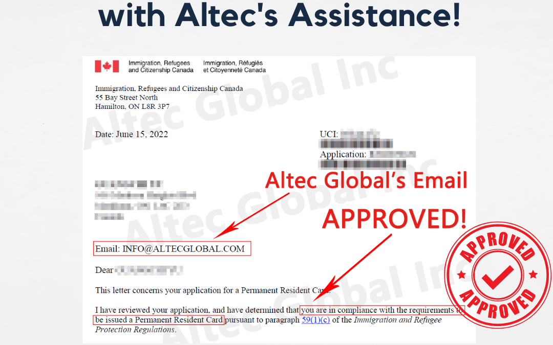 Successful case: PR card renew approved with Altec Global assistance