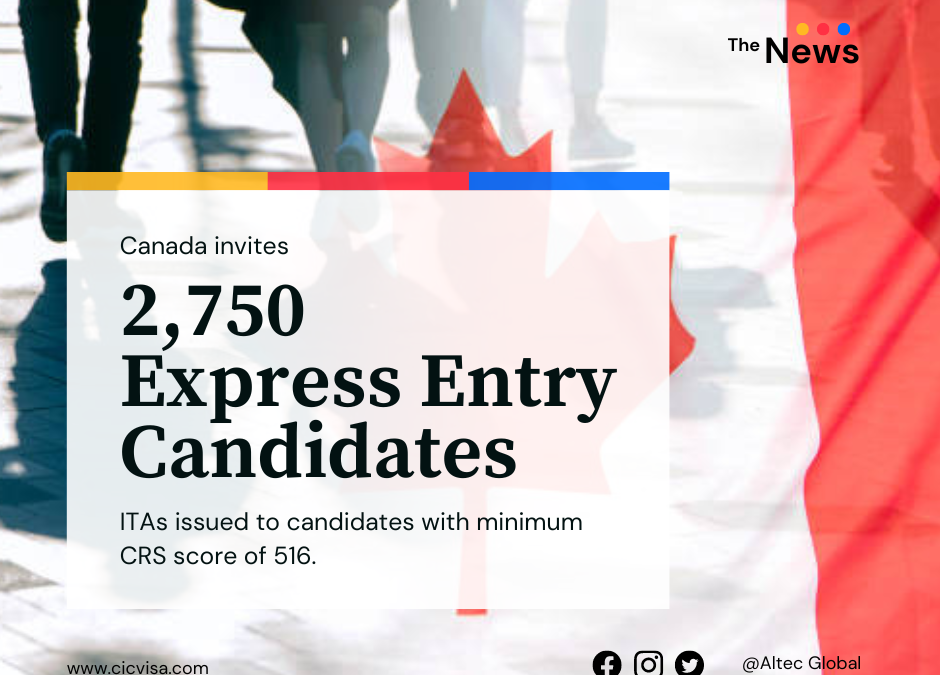 Canada continues to increase ITAs in the latest Express Entry draw