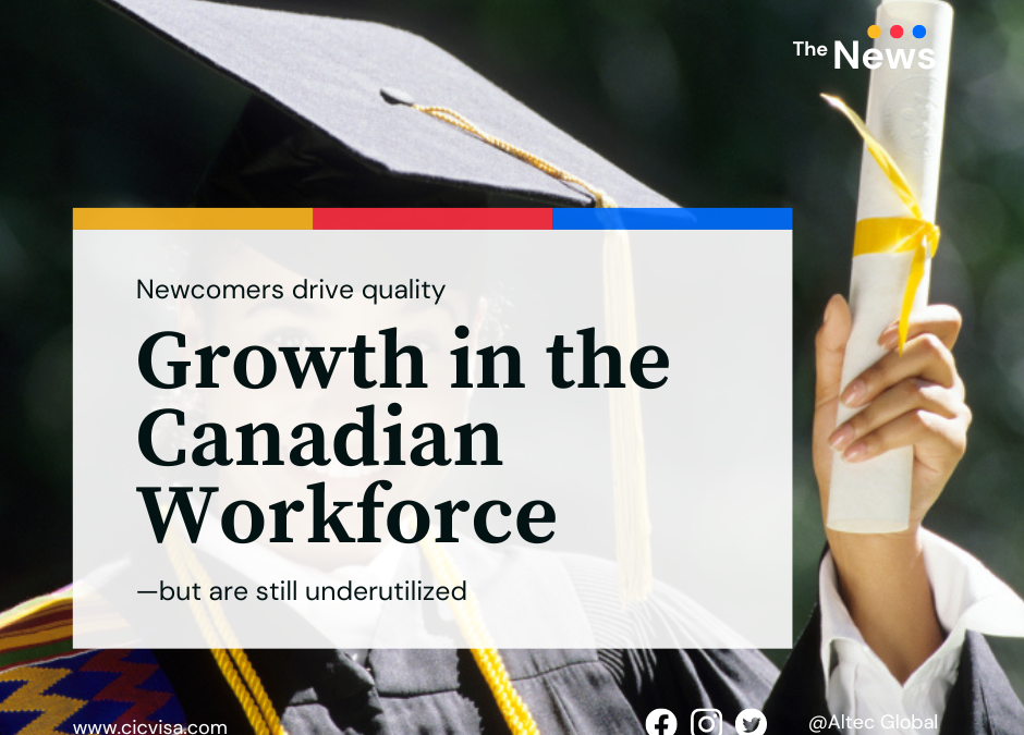 Newcomers drive quality growth in the Canadian workforce