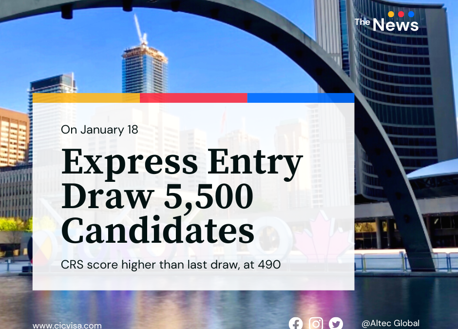 IRCC invites 5,500 Express Entry candidates in second draw of 2023