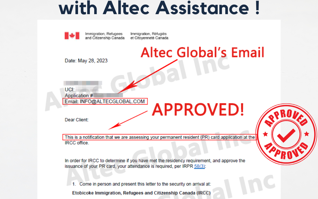 Successful case: PR renew application approved with Altec’s Assisstance!