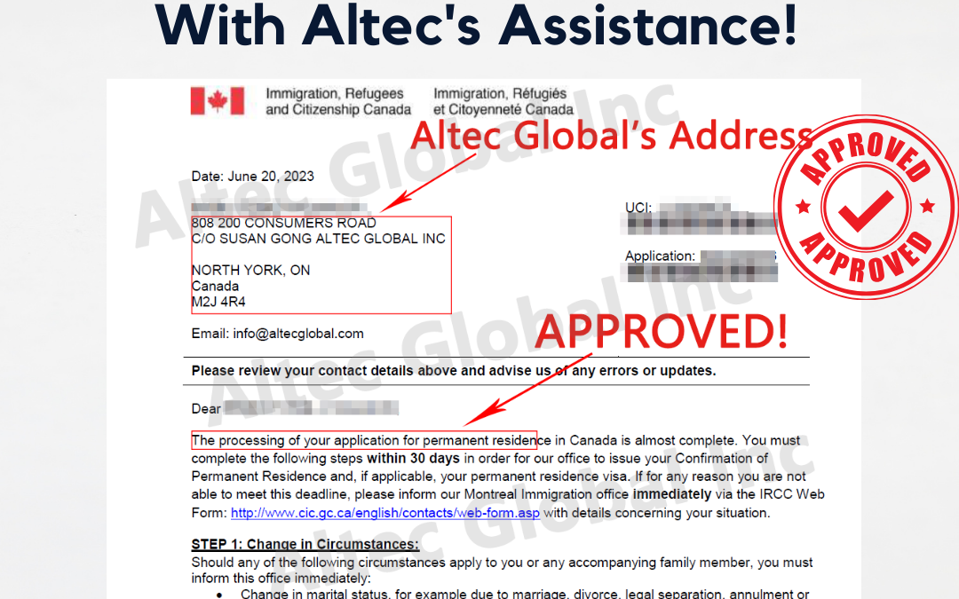 Successful case: SUV application approved with Altec’s Assistance!